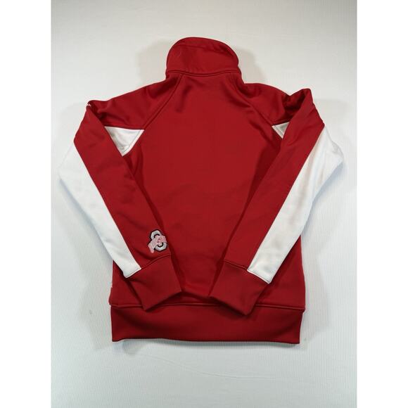 Columbia Ohio State Buckeyes Jacket Women’s L Red Full-Zip Long Sleeve - Picture 5 of 10